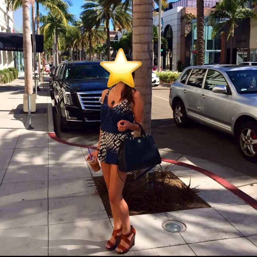 Club Monaco Blue Romper